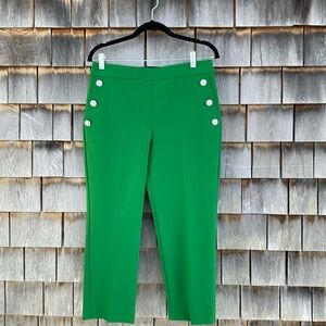Rachel Zoe Vibrant Green Cropped Pants